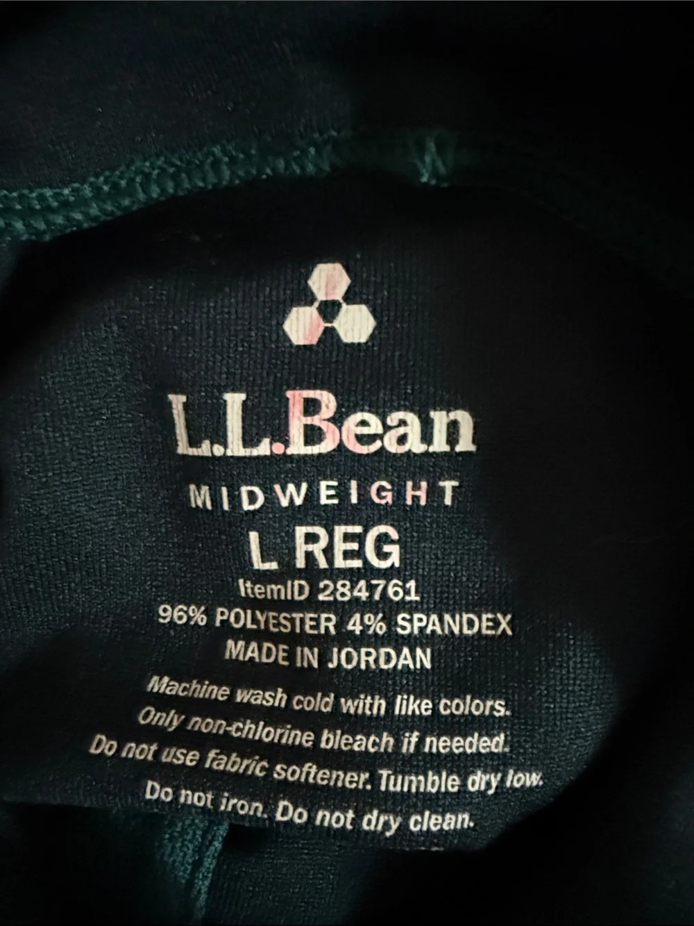 LL Bean Teal Half-Zip Men's Sweater